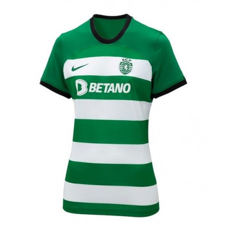 Sporting CP Lisbon Domácí 2023-24 - Dámské Fotbalové Dresy (S/S) Sporting CP Lisbon Domácí 2023-24 - Dámské Fotbalové Dresy (S/S)